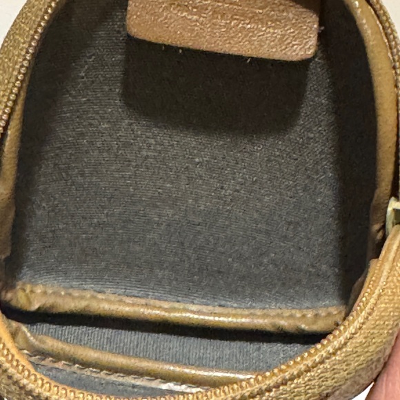Dior Brown and Tan Coin Pouch - Picture 6 of 15